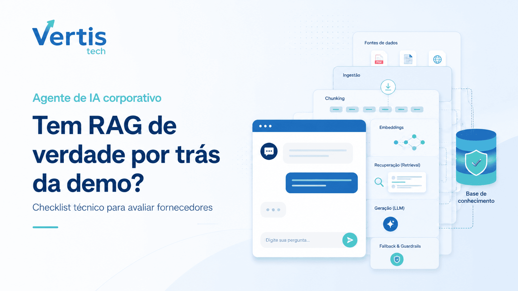 Agente de IA corporativo: tem RAG de verdade por trás da demo?